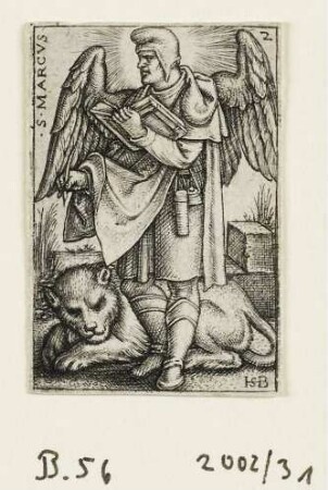 S. Marcvs, Blatt 2 der Folge "Vier Evangelisten"