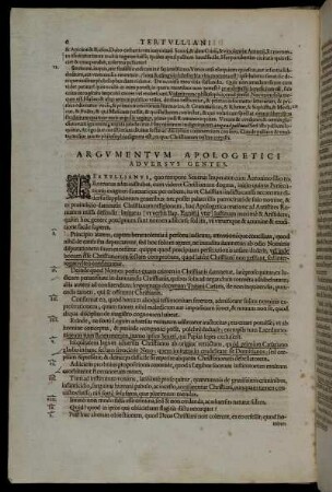 Argumentum Apologetici Adversus Gentes.
