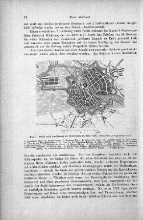 Fig. 7. Berlin nach Ausführung der Befestigung im Jahre 1685
