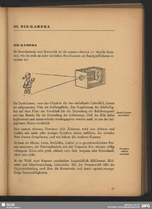 III. Die Kamera