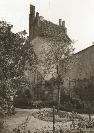 Pönitenzturm des Augustiner-Chorherrenstifts St. Afra : Meißen, Blick von Osten auf den Pönitenzturm des Augustiner-Chorherrenstifts St. Afra