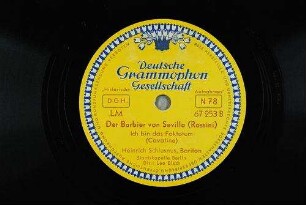 Der Barbier von Sevilla : Ich bin das Faktotum (Cavatine) / (Rossini)