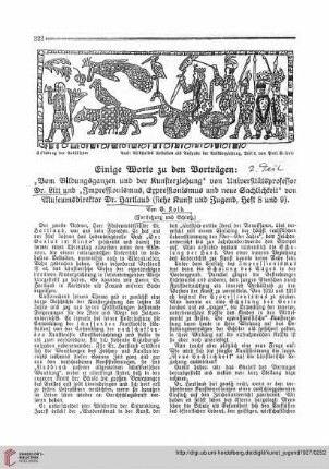 N.F. 7.1927 S. 222-230: Einige Worte zu den Vorträgen, [2]