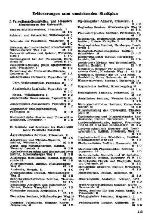 Erläuterungen zum umstehenden Stadtplan