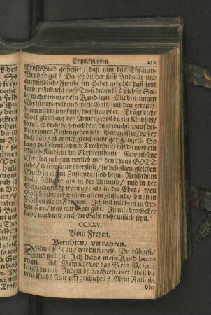 CCXXV. Vom Freyen. Berahten/ verrahten.