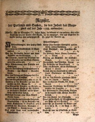 Lausitzisches Magazin oder Sammlung verschiedener Abhandlungen und Nachrichten zum Behuf der Natur-, Kunst-, Welt- und Vaterlandsgeschichte, der Sitten, und der schönen Wissenschaften, 21. 1788