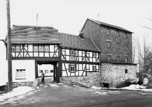 Mühle; Münzenberg, Mühlgasse 14, Mühlgraben (k.fl.Gew.III) , Wetter (n.fl.Gew.II)