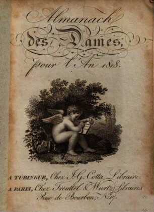 Almanach des dames : pour l'an .... 1818, 1818