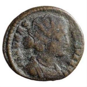 Münze, Follis, Aes 3, 326 - 327 n. Chr.