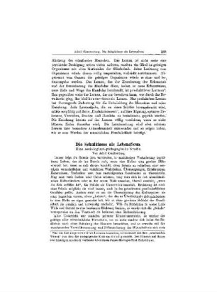 Die Schulklasse als Lebensform