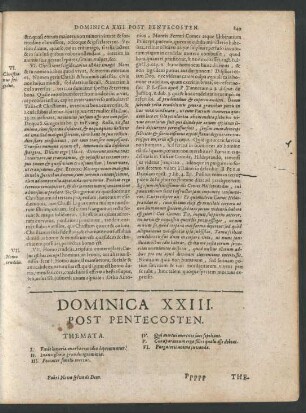 Dominica XXIII. Post Pentecosten.
