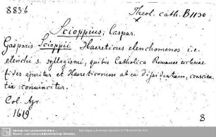 Theologia catholica B 1130