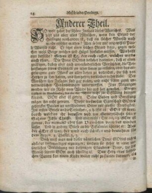 Anderer Theil.