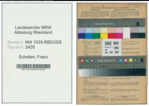 Entnazifizierung Franz Scheilen , geb. 07.07.1898 (Maschinist)