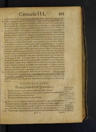 Observatio LXXXI. De confessione delicti spontanea.