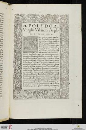Polydori Vergilii Vrbinatis Anglicæ Historiæ