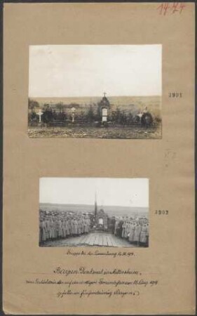 Gruppe bei der Einweihung 13.12.1914