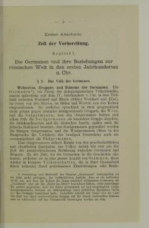 Erster Abschnitt. Zeit der Vorbereitung