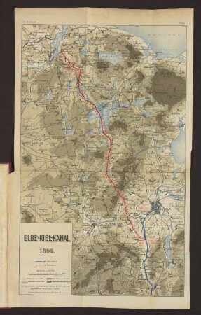 Anlage 1. Elbe-Kiel-Kanal. 1896.