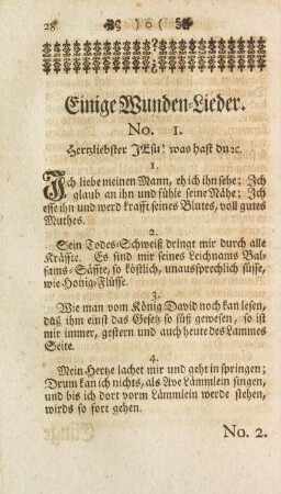 Einige Wunden-Lieder