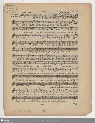 Psalm für Chor und Orchester : op. 31