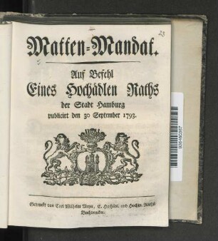 Matten-Mandat
