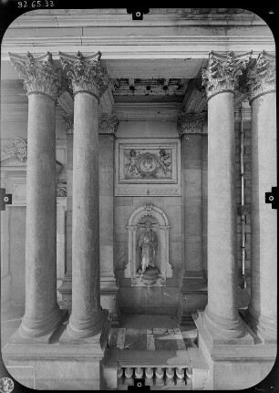 Dresden-Altstadt. Ausstellungsgebäude des Sächsischen Kunstvereins (1886-1893; K. Lipsius). Teilansicht von der Brühlschen Terrasse