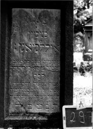 Grabstein 297 [Nir S. 190 Nr. 17.14]: Grabstein 297A [Nir S. 190 Nr. 17.14]