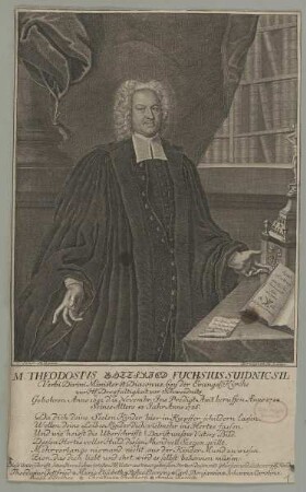Bildnis des Theodosivs Gottfried Fuchsius