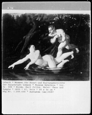 Faun und Nymphe