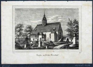 Die Kirche in Fördergersdorf (Tharandt)