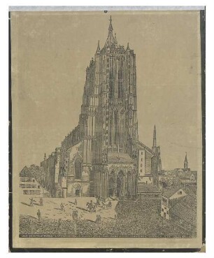 Münster. Westfassade. 1838