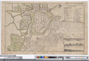 Grundriß der Chursächsischen berühmten Handels Stadt LEIPZIG