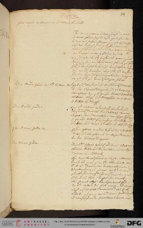 Disposition (Marsch der Armee in zwei Kolonnen)