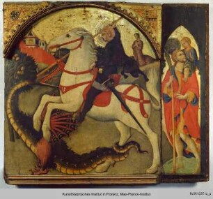 Georgsaltar : Drachenkampf des heiligen Georg