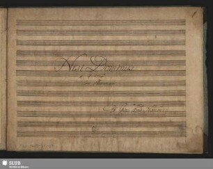 Vespers. Excerpts - Mus.3480-D-107 : V (4), Coro, orch