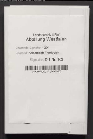 Administration de l'Enrégistrement et des domaines gegen von Galen wegen des von Galenschen Fideikommisses.