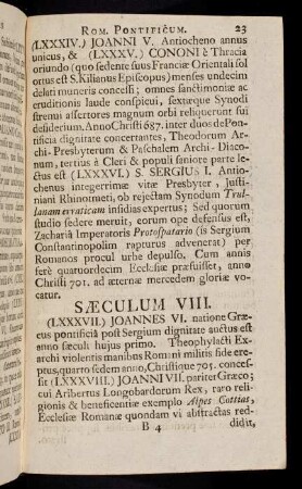 23-31, Saeculum VIII - IX
