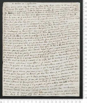 Brief von Marie-Anne Chamisso  an Hippolyte de Chamisso und Charles de Chamisso