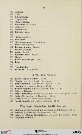 Eingelegte Schatullen, Zunfttruhen etc. (Nr. 521-537)