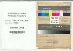 Entnazifizierung Jakob Staedtler , geb. 29.10.1897 (Vorarbeiter)