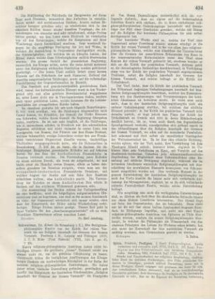 434-435 [Rezension] Spitta, Friedrich, Predigten