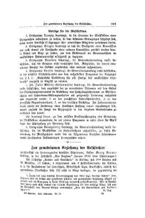 Zur gemeinsamen Erziehung der Geschlechter
