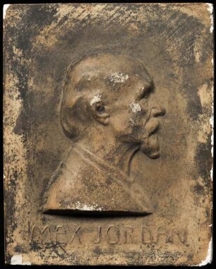 Bildnisrelief Max Jordan (Kleinfassung)