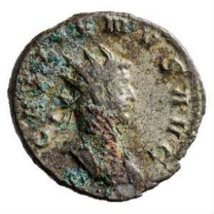Münze, Antoninian, 258 n. Chr.