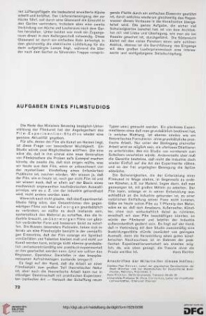 4: Aufgaben eines Filmstudios