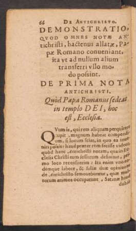 De Prima Nota Antichristi.