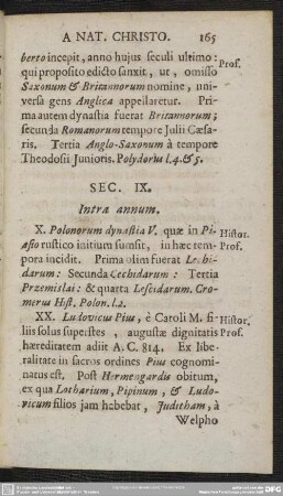 Sec. IX. Intra annum