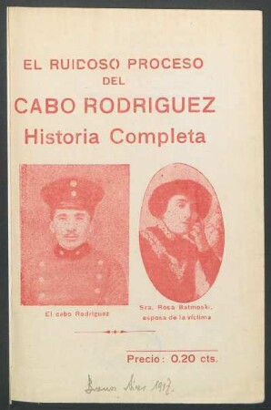[Retrato] Sra. Rosa Batmoski, esposa de la víctima