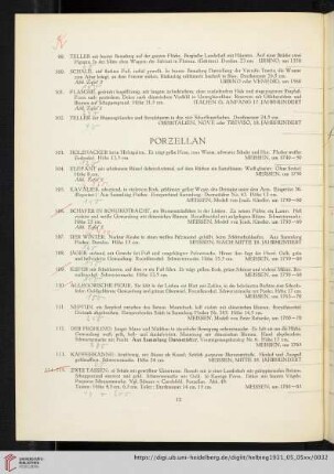 Porzellan (Nr. 103-167)